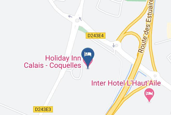 Pas De Calais - Holiday Inn Calais Coquelles Maps