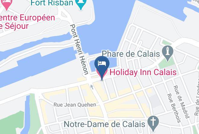 Pas De Calais - Holiday Inn Calais Maps