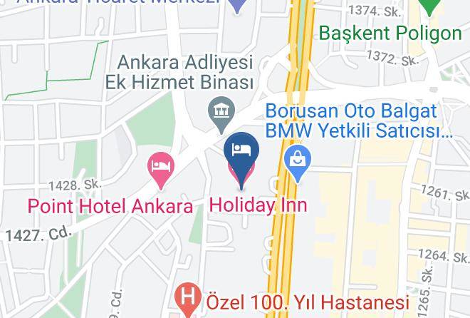 Cankaya - Holiday Inn Ankara Cukurambar Maps