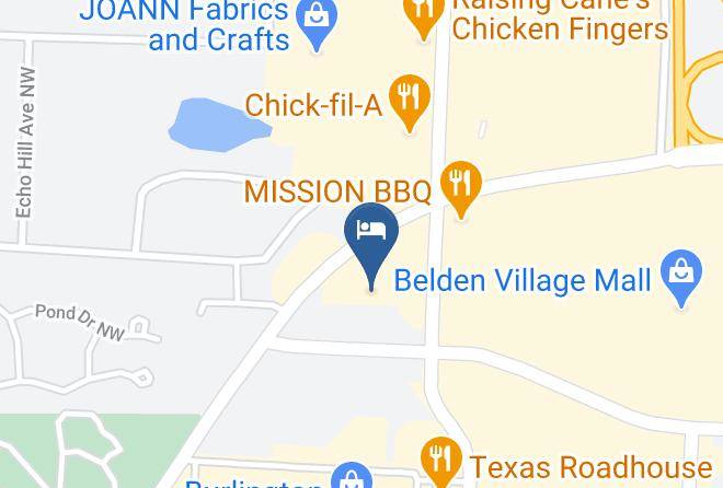Holiday Inn Canton Map
