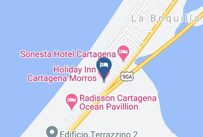Cartagena De Indias - Holiday Inn Cartagena Morros Maps