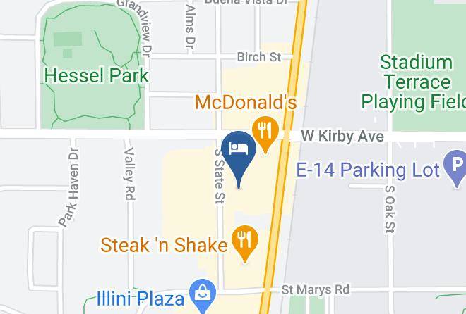 Champaign - Holiday Inn Champaign Maps