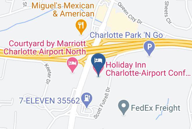 Mecklenburg - Holiday Inn Charlotte Airport Conf Ctr Maps