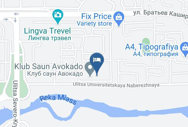 Holiday Inn Chelyabinsk Riverside Map