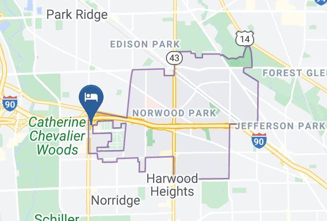 Cook - Holiday Inn Chicago O'hare Area Maps