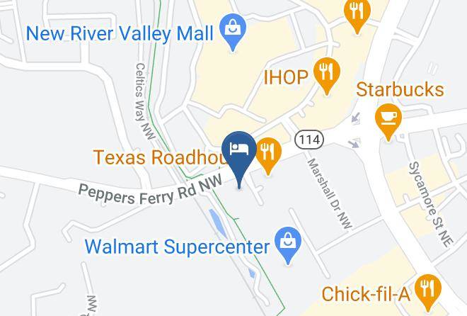 Montgomery - Holiday Inn Christiansburg Blacksburg Maps