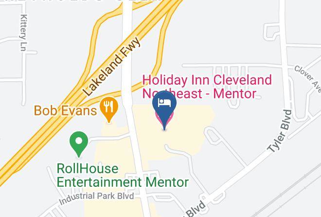Lake - Holiday Inn Cleveland Northeast Mentor Maps
