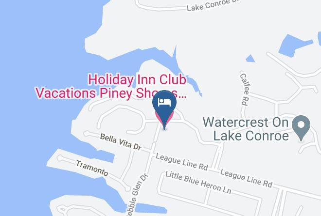 Montgomery - Holiday Inn Club Vacations Piney Shores Resort Maps