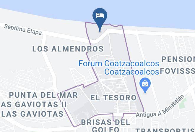 Coatzacoalcos - Holiday Inn Coatzacoalcos Maps