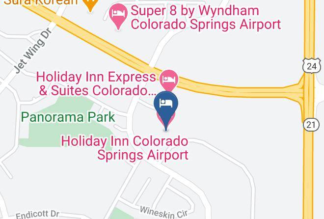 El Paso - Holiday Inn Colorado Springs Airport Maps