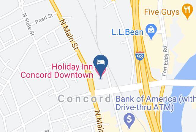 Merrimack - Holiday Inn Concord Downtown Maps