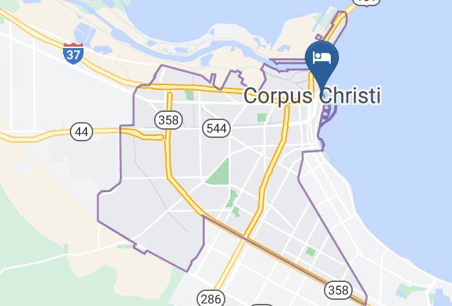 Nueces - Holiday Inn Corpus Christi Downtown Marina Maps