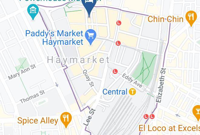 Sydney - Furama Darling Harbour Maps