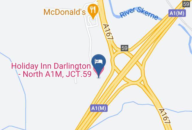Durham - Holiday Inn Darlington North A1m Jct 59 Maps