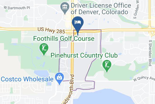 Jefferson - Holiday Inn Denver Lakewood Maps