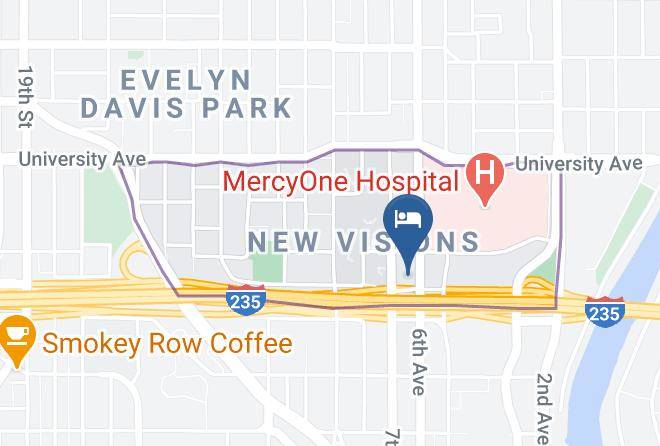 Polk - Holiday Inn Des Moines Dtwn Mercy Area Maps