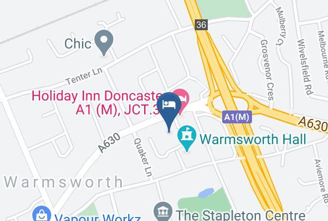 Doncaster - Holiday Inn Doncaster A1 M Jct.36 Maps
