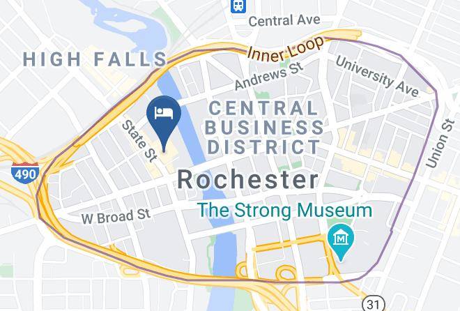 Holiday Inn Rochester Ny Downtown Map