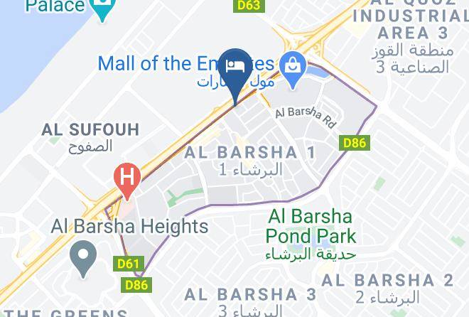 Dubai - Holiday Inn Dubai Al Barsha Maps