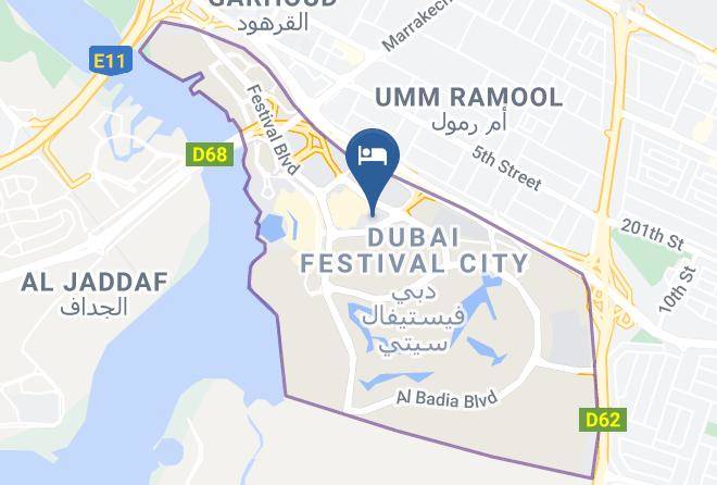 Dubai - Holiday Inn Dubai Festival City Maps