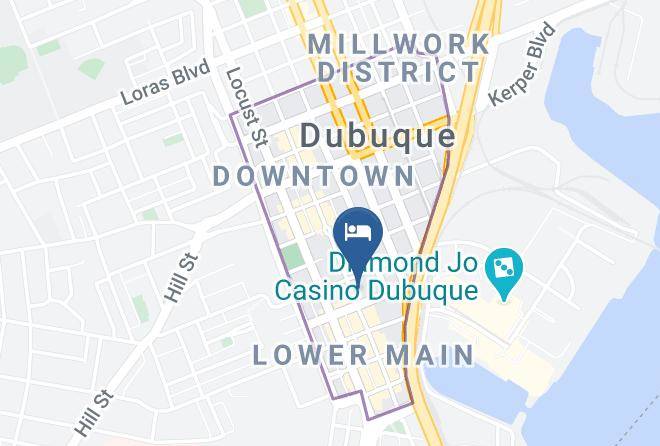 Dubuque - Holiday Inn Dubuque Galena Maps