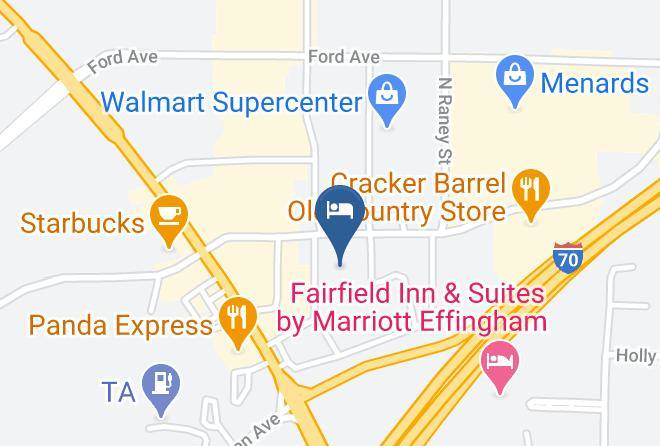 Effingham - Holiday Inn Effingham Maps