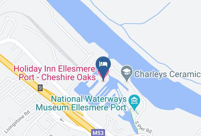 Cheshire - Holiday Inn Ellesmere Port Cheshire Oaks Maps