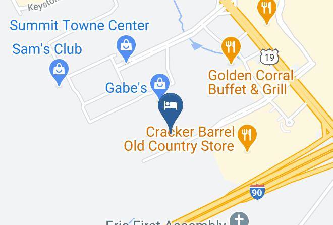 Erie - Holiday Inn Erie Maps