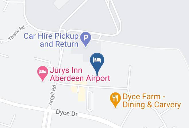 Aberdeen City - Holiday Inn Express Aberdeen Airport Maps