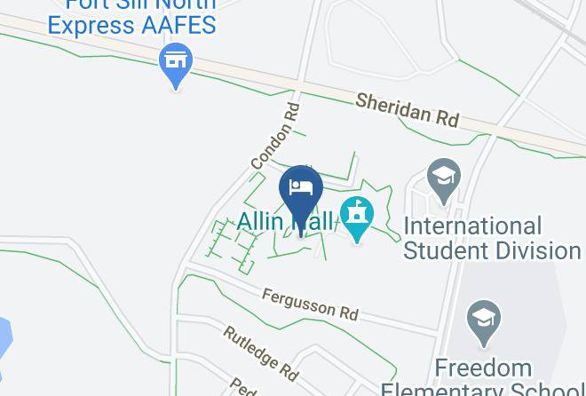 Comanche - Holiday Inn Express Allin Aultman Hall Maps