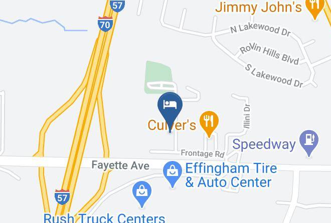 Effingham - Holiday Inn Express And Suites Maps