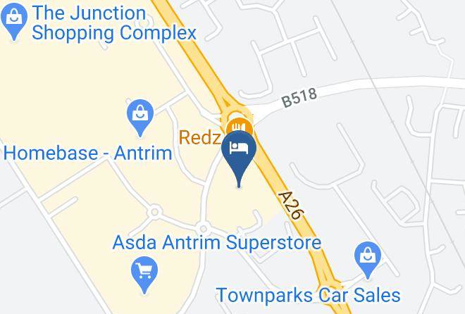 Antrim Newtownabbey - Holiday Inn Express Antrim M2 Jct 1 Maps