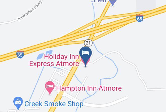 Escambia - Holiday Inn Express Atmore Maps