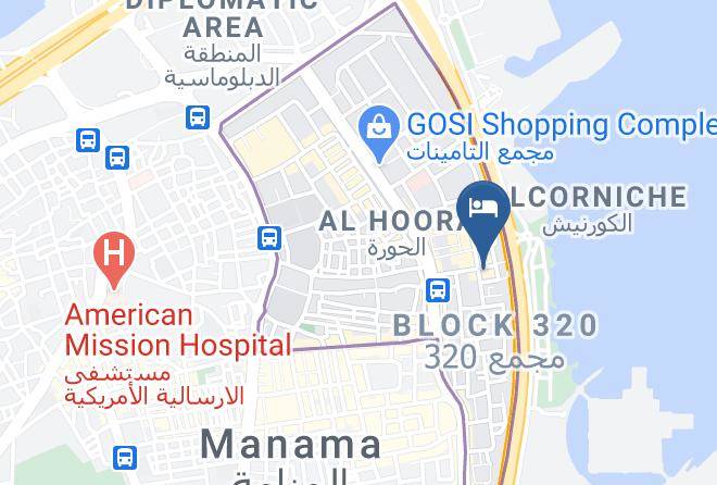Manama - Holiday Inn Express Bahrain Maps