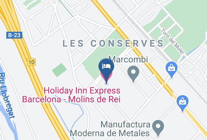 Barcelona - Holiday Inn Express Barcelona Molins De Rei Maps