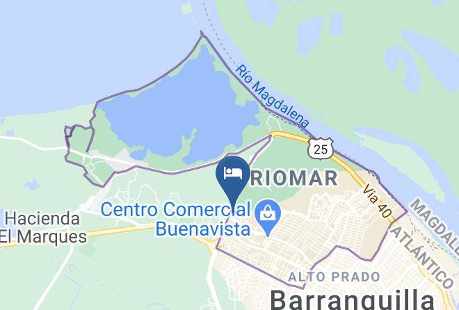 Holiday Inn Express Barranquilla Buenavista Map