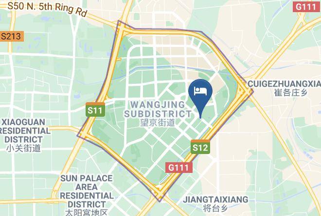 Chaoyang District - Holiday Inn Express Beijing Wangjing Maps