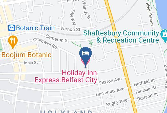 Belfast City - Holiday Inn Express Belfast City Maps
