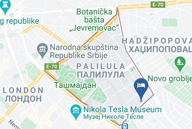 Holiday Inn Express Belgrade City Map