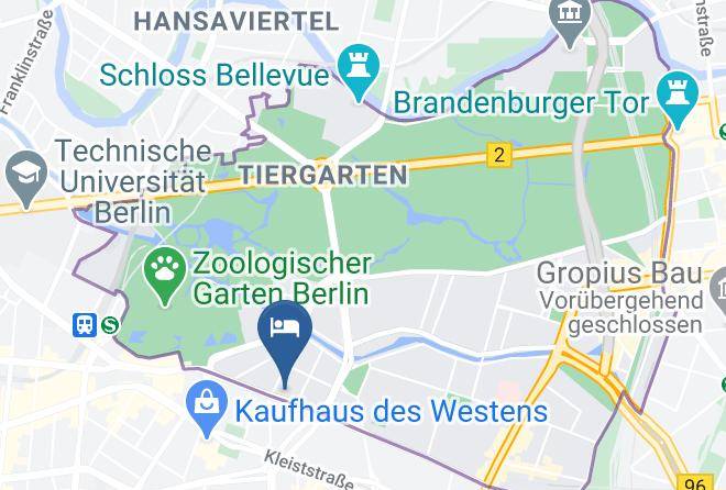 Stadt Berlin - Premier Inn Berlin City Centre West Maps