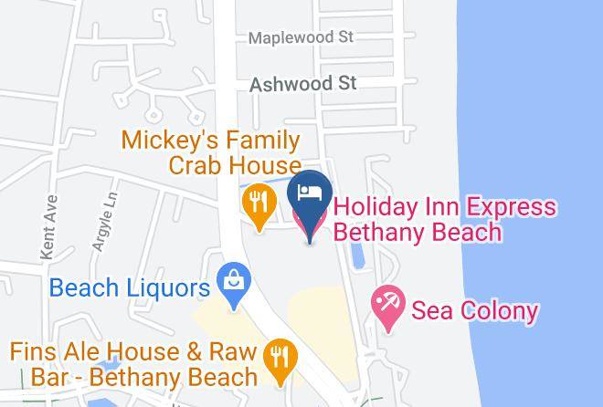 Sussex - Holiday Inn Express Bethany Beach Maps