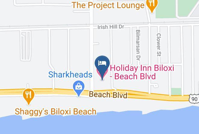 Harrison - Holiday Inn Express Biloxi Beach Blvd Maps