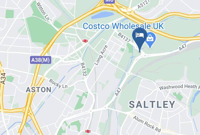 Birmingham - Holiday Inn Express Birmingham Star City Maps