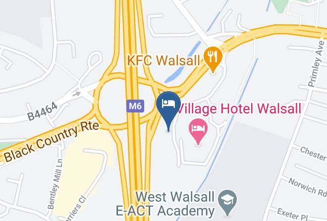 Holiday Inn Express Birmingham Walsall Map