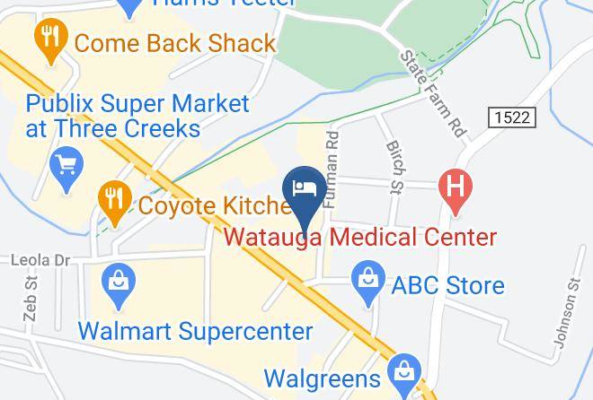 Watauga - Holiday Inn Express Boone Maps
