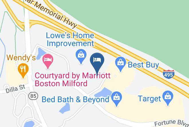 Worcester - Holiday Inn Express Boston Milford Maps
