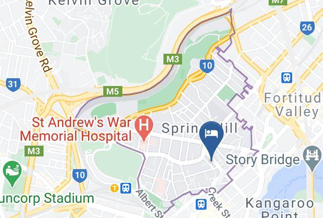 Brisbane - Holiday Inn Express Brisbane Central Maps