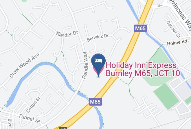 Lancs - Holiday Inn Express Burnley M65 Jct 10 Maps