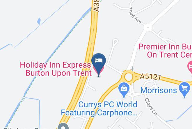Staffs - Holiday Inn Express Burton Upon Trent Maps