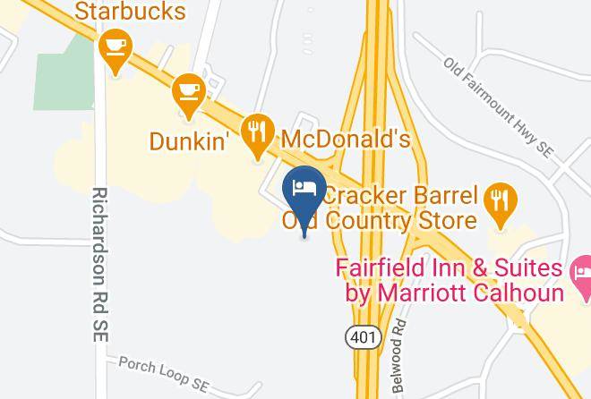 Gordon - Holiday Inn Express Calhoun South Maps